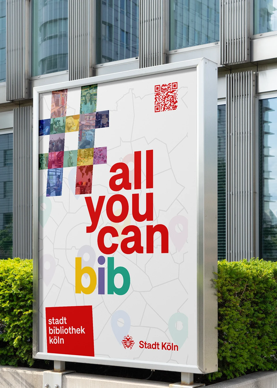 Stadtbibliothek Köln — all you can bib Kampagne