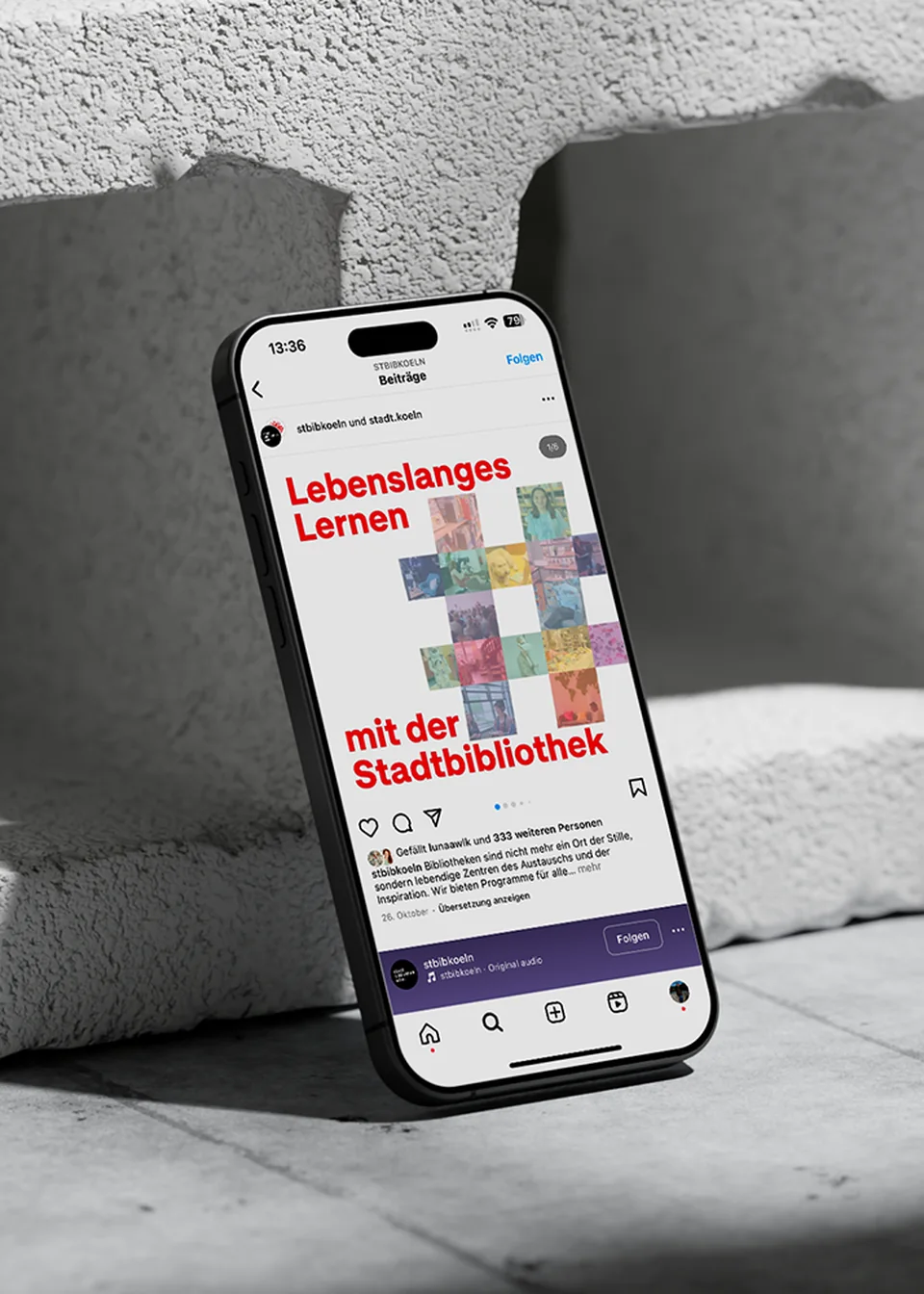 Stadtbibliothek Köln — Instagram Post