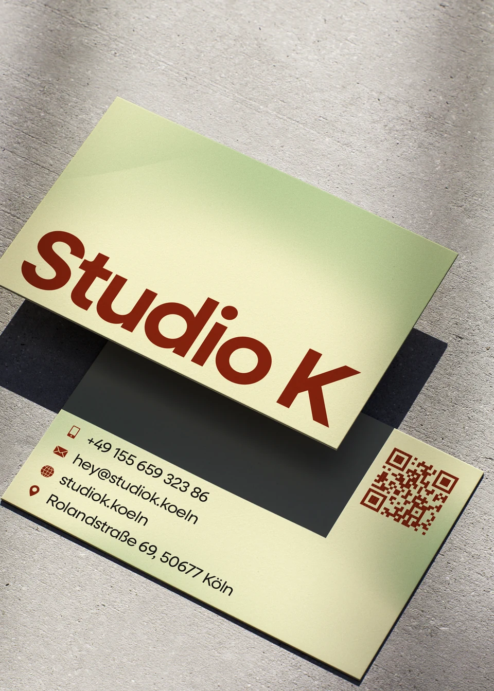 Studio K — Visitenkarten