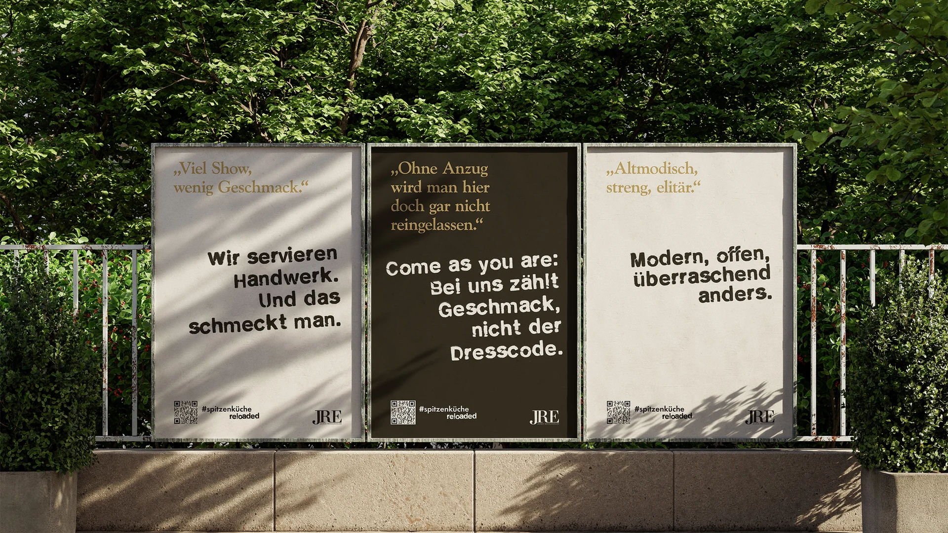 Jeunes Restaurateurs — Plakatkampagne