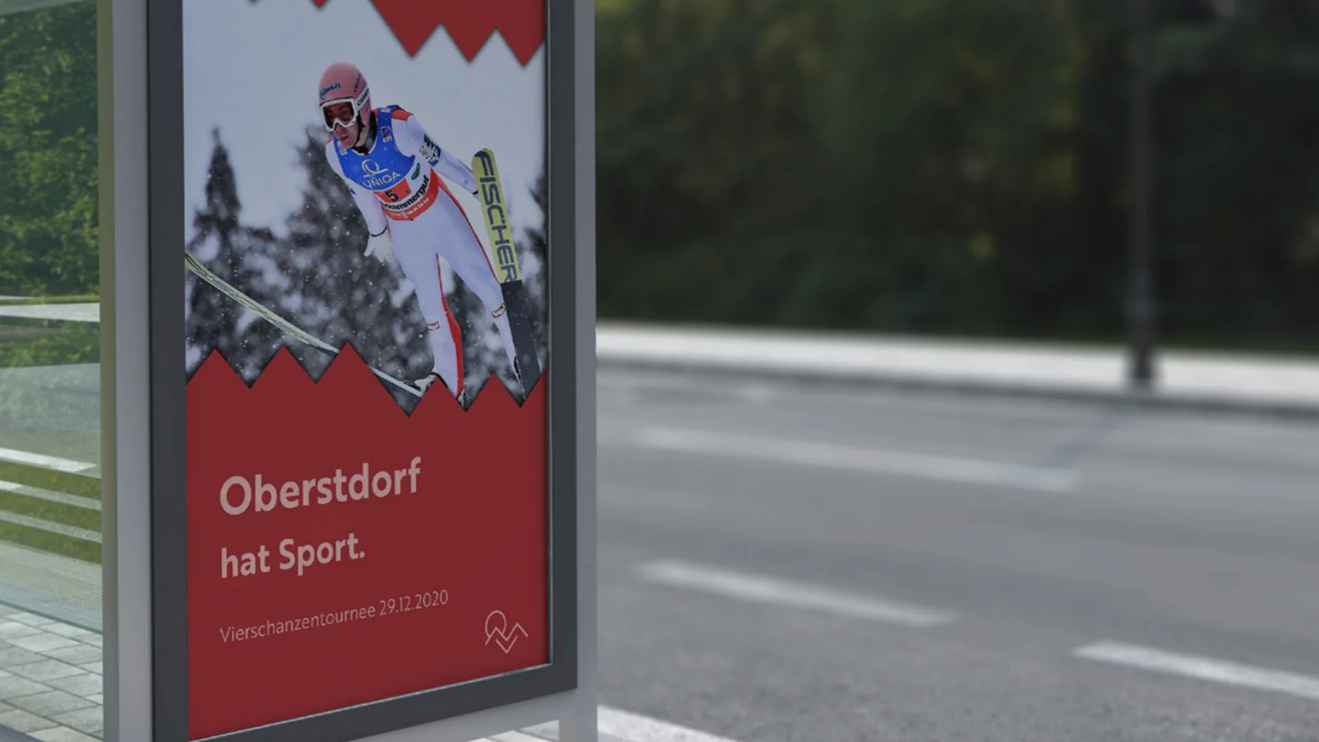 Markt Oberstdorf — Litfaßsäule