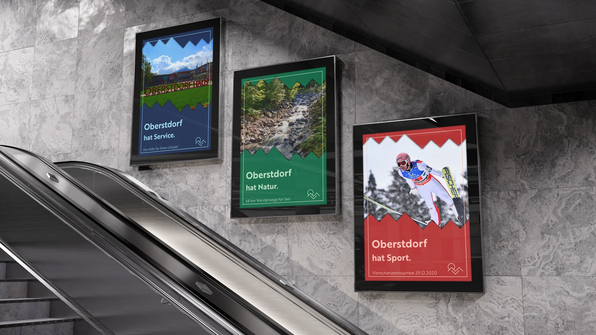 Markt Oberstdorf — Mockups und Brand Book