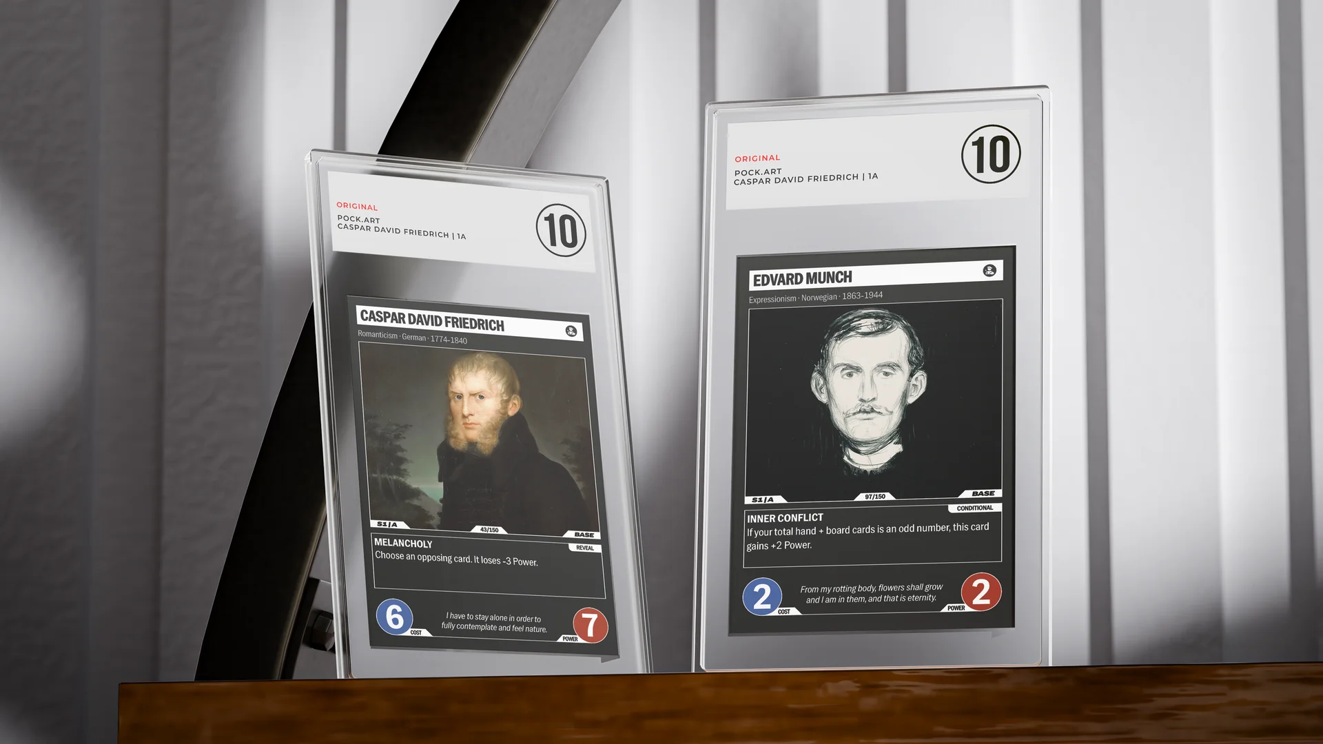 pock.art — Graded Cards Shelf